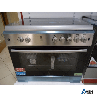 CUISINIERE 5 FEUX ROCH AVEC FOUR + GRILL + TOURNEBROCHE