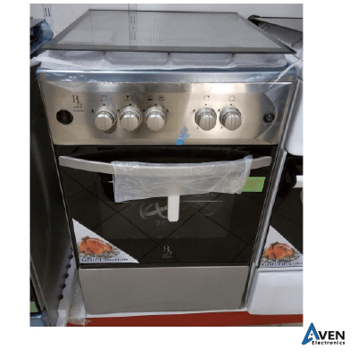 CUISINIERE ROCH 4 FEUX 50X50- TOURNEBROCHE- ALLUMAGE ELECTRIQUE