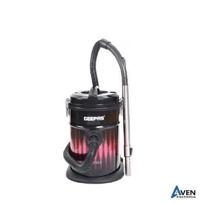 ASPIRATEUR - GEEPAS - GVC2563 - ROUGE NOIR - 1400WATTS - CAPACITÉ - 2L