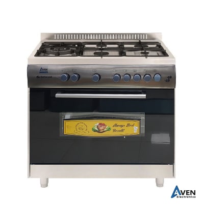 CUISINIERE CONTINENTAL 5 FEUX 90X60 INOX