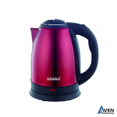 BOUILLOIRE HAGEN RED - 1.8L - SANS FIL