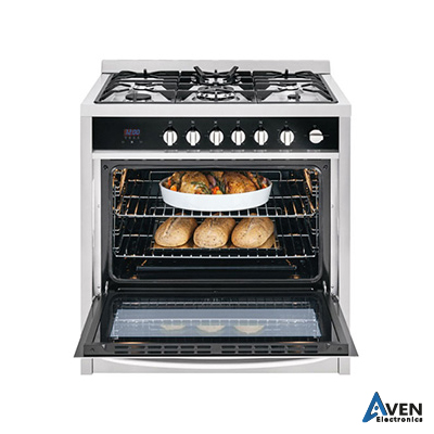 CUISINIERE A GAZ HAIER 5 FEUX FULL INOX