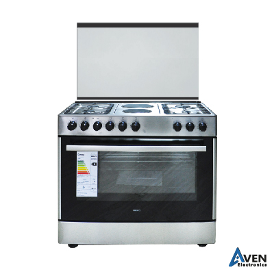 CUISINIERE BEKO 4 FEUX GAZ+ 2 ELECTRIQUES- GE12121DX