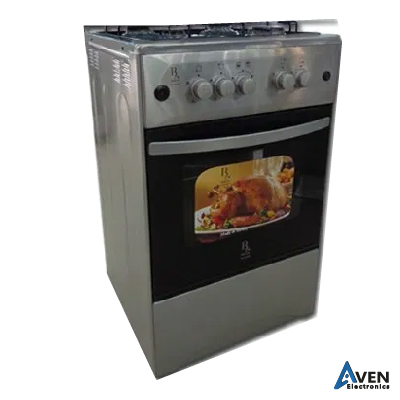 CUISINIÈRE ROCH RGC-50C 4 FEUX FOUR  50/50  Noire