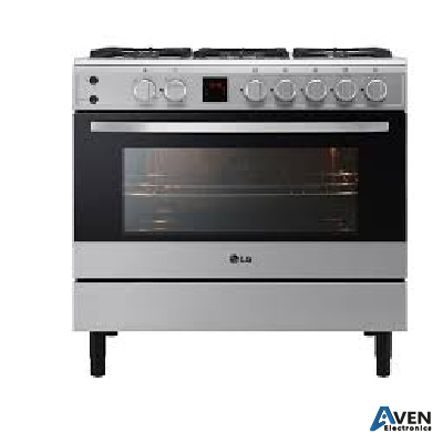 CUISINIERE LG - 5 FEUX - 90X60 - G 90/60 – SILVER – FULL OPTION