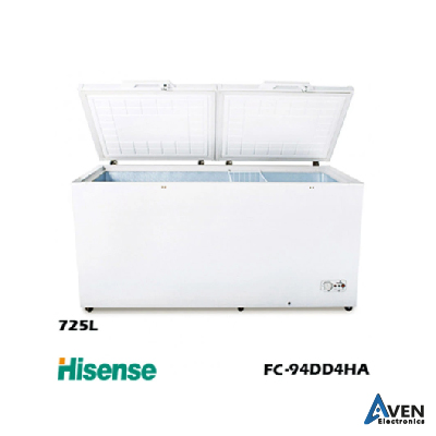 CONGELATEUR HORIZONTAL- HISENSE- FC- 94 DD4HA -900L-BRUT-BLANC-725 L-NET-TROPICALISE