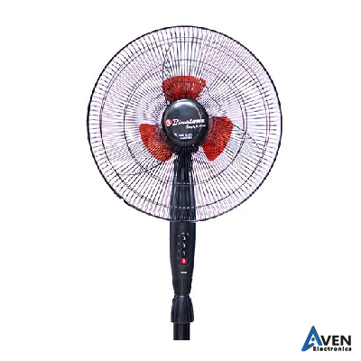 VENTILATEUR – SUR PIED - BINATONE – A 1692 B –– 3 VITESSES – 70W – ROUGE - NOIR
