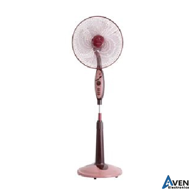 VENTILATEUR - SUR PIED -TORNADO – EFS 64 –– 16’’- 3 VITESSES – ROUGE ET NOIR