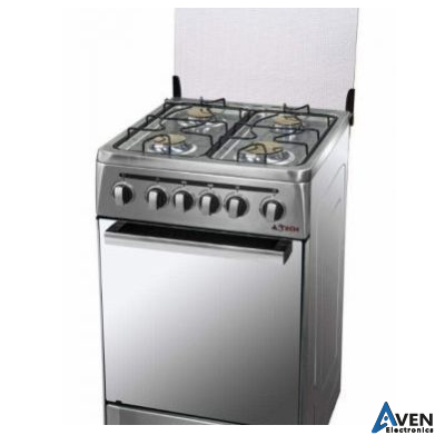 CUISINERE A GAZ - 4 FEUX - 60X60 - ASTECH - CSI60 – INOX – FOUR - GRILL