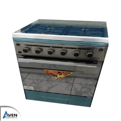 CUISINIÈRE ASTECH – 90x60 – CK92 - 5 FEUX - INOX – FULL OPTION – THERMOSTAT