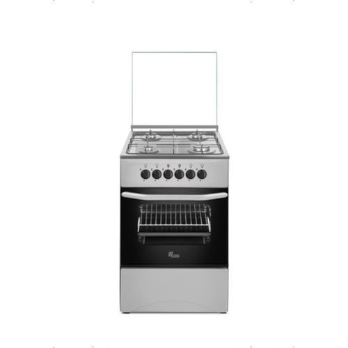 CUISINIERE A GAZ CAC 4 FEUX 50X50 FULL INOX
