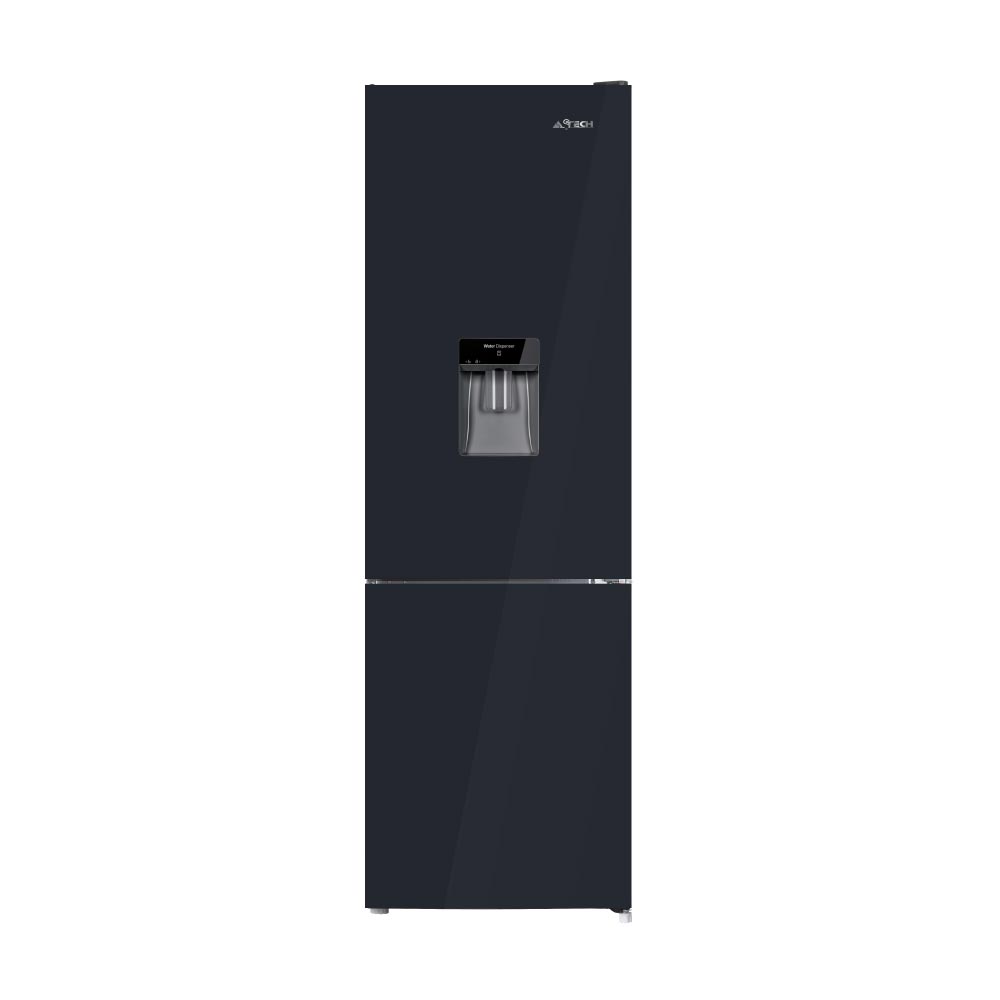REFRIGERATEUR COMBINE ASTECH 3TIROIS AVEC FONTAINE NOIR MIROIR FC 379
