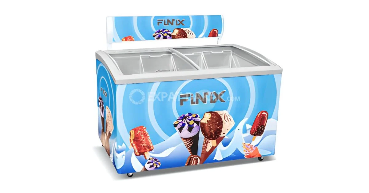 CONGELATEUR HORIZONTAL VITRINE FINIX SD/DD396- 500L - TROPICALISE - 2 PORTES -TROPICALISE - A+