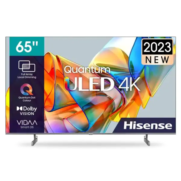 TELEVISEUR HISENSE 65 POUCES SMART ULED QUANTOM 4K 65U7