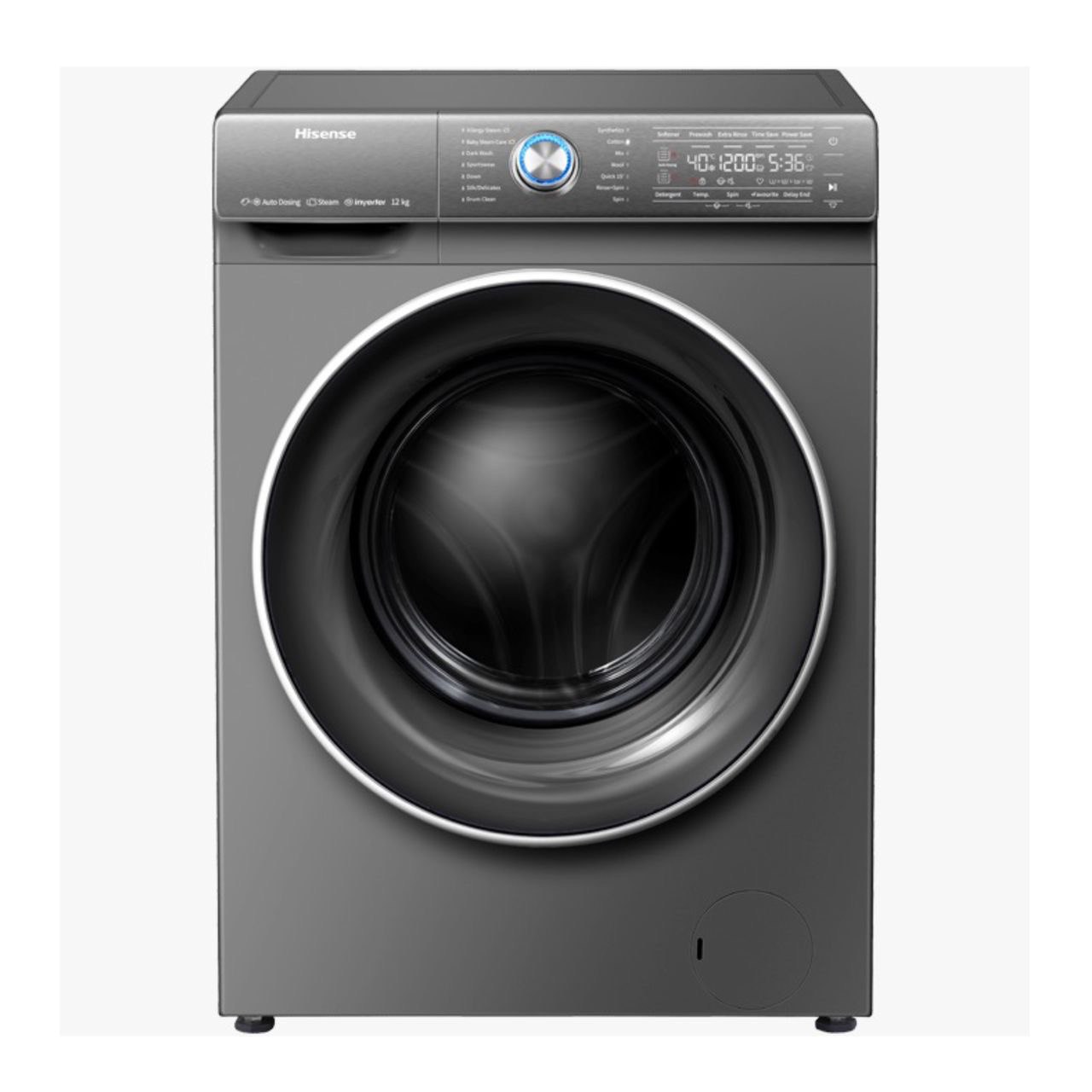 MACHINE A LAVER HISENSE 12KG / 8 KG SECHAGE WDQR1214VAJMT - SILVER