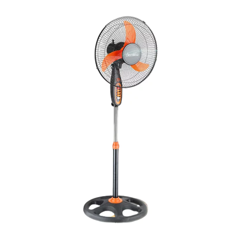 VENTILATEUR SUR PIEDS DECAKILA ORANGE GM NOIR KEF041L