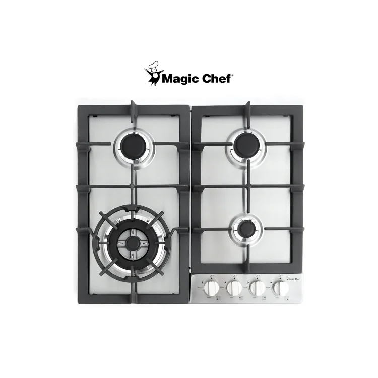 PLAQUE ENCASTRABLE MAGIC CHEF 4 FEUX 60X60 A GAZ INOX MCSCTG 24S