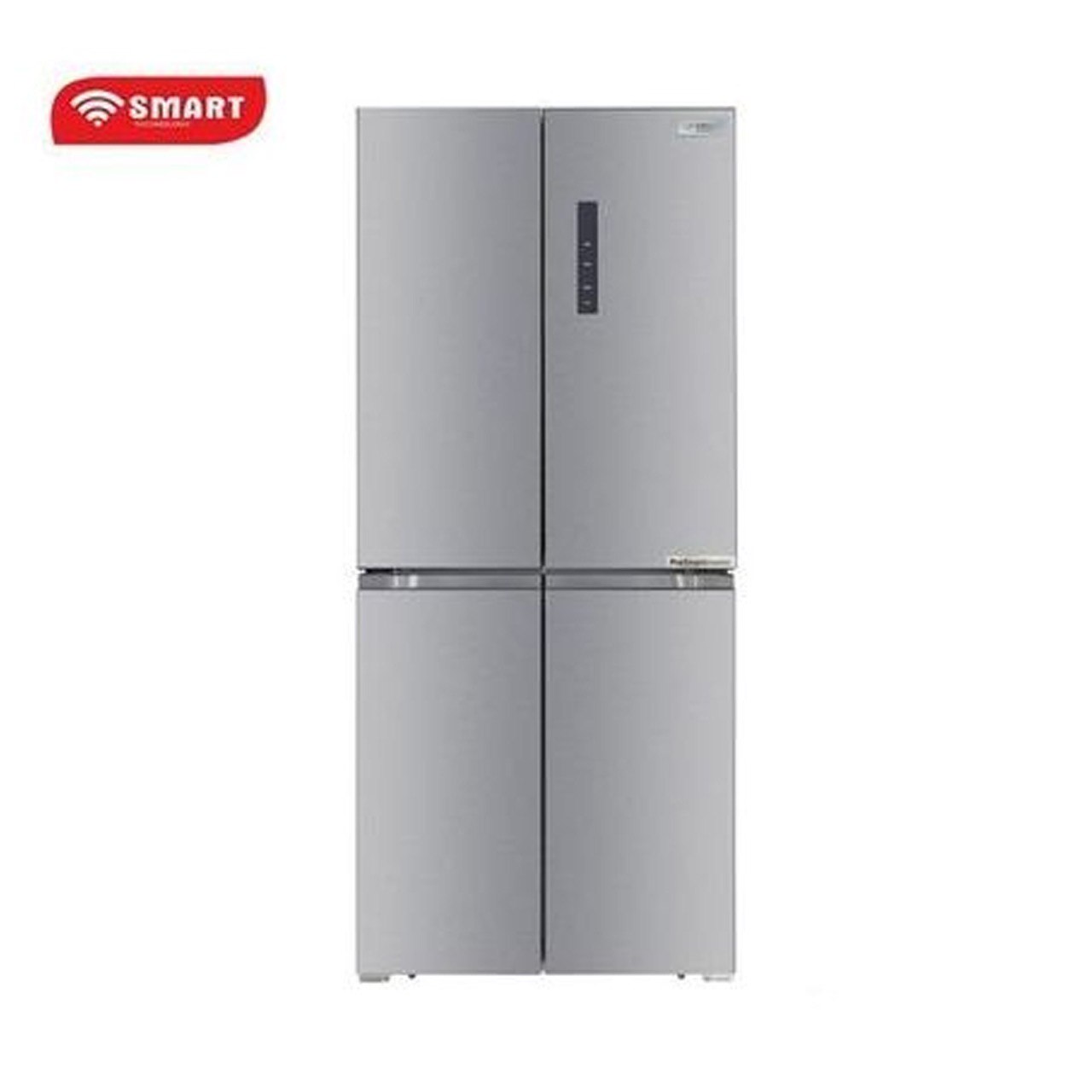 RÉFRIGÉRATEUR SMART TECHNOLOGY SIDE BY SIDE 4 PORTES 419LITRES GRIS STR520S