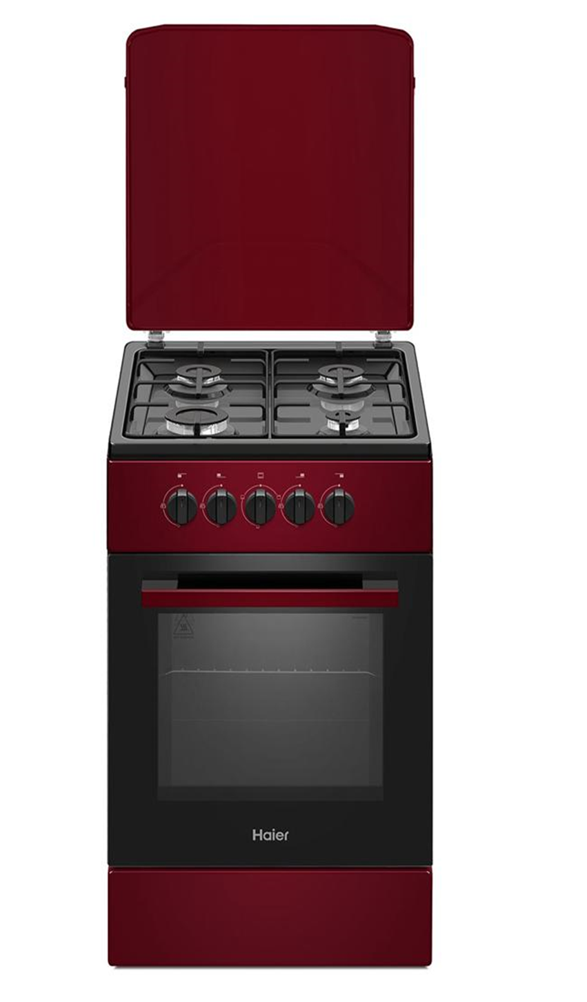 CUISINIERE HAIER 4FEUX 50X50 A GAZ ROUGE 1040EGR