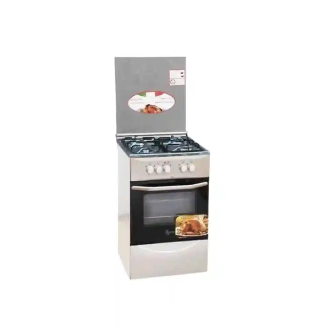 CUISINIERE ROCH 4 FEUX 50X50 GAZ INOX