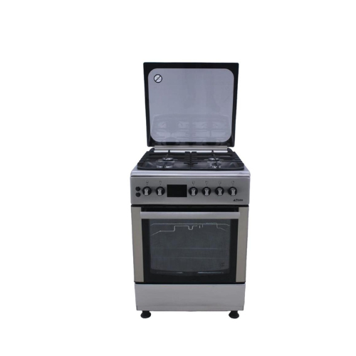 CUISINIERE ASTECH 4FEUX GAZ 60X60 FULL OPTION FOUR ELECTRIQUE CK65ELCF