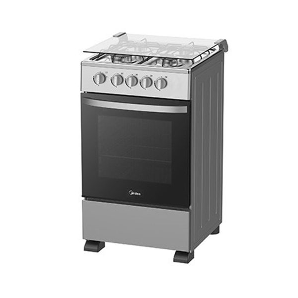 CUISISNIERE MIDEA 4 FEUX 50X55  GRIS 4GO82S