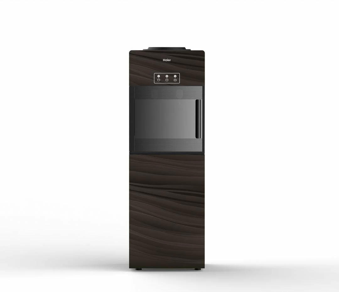 FONTAINE HAIER AVEC FRIGO MARRON FONCE HWDC2462R