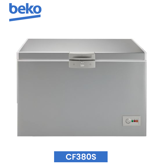 CONGELATEUR HORIZONTAL BEKO 550 LITRES AVEC VITRE SYLVER CF380ST24