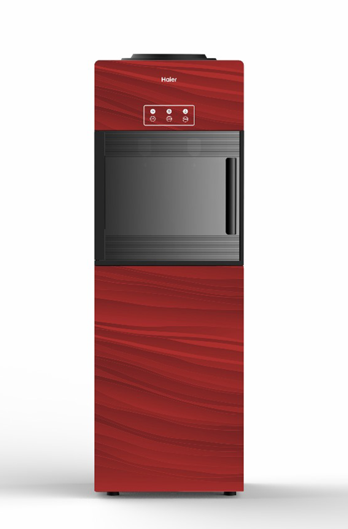 FONTAINE HAIER AVEC FRIGO ROUGE HWDC2461R