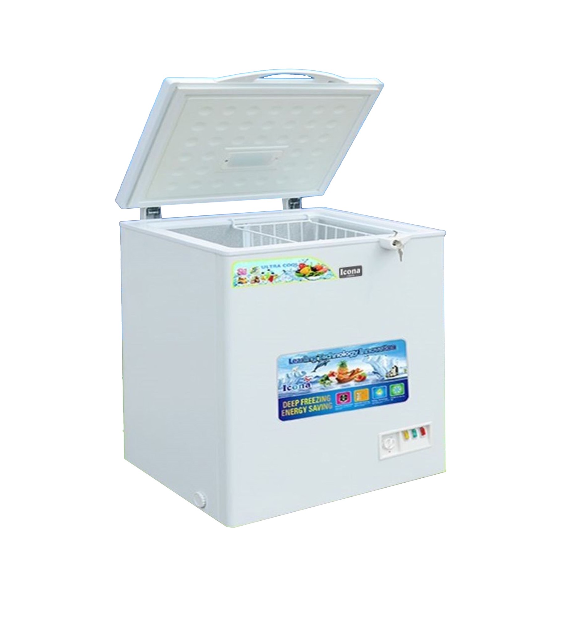 CONGELATEUR HORIZONTAL ICONA SOLAIRE 110L BLANC ILSCF160