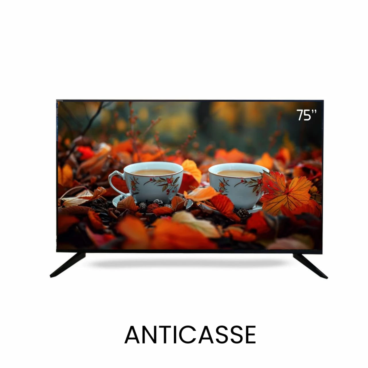 TELEVISEUR WIWLIL 75'' SMART ANDROID 4K ULTRA HD ANTI-CASSE