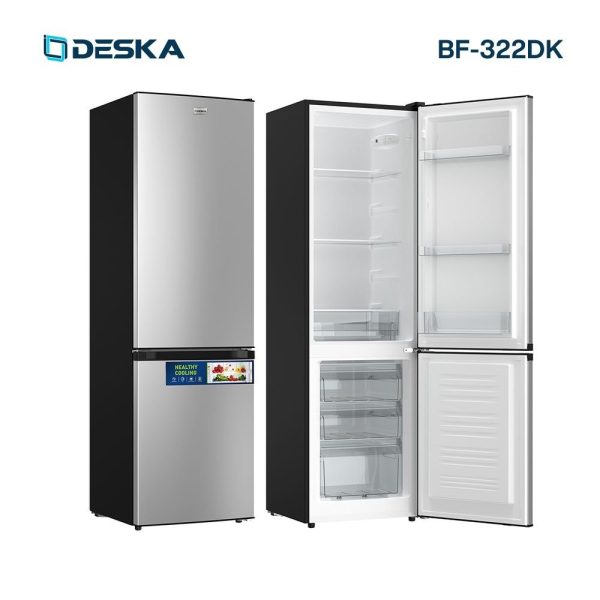 REFRIGERATEUR DESKA COMBINE 3TIROIRS GRIS BF322DK
