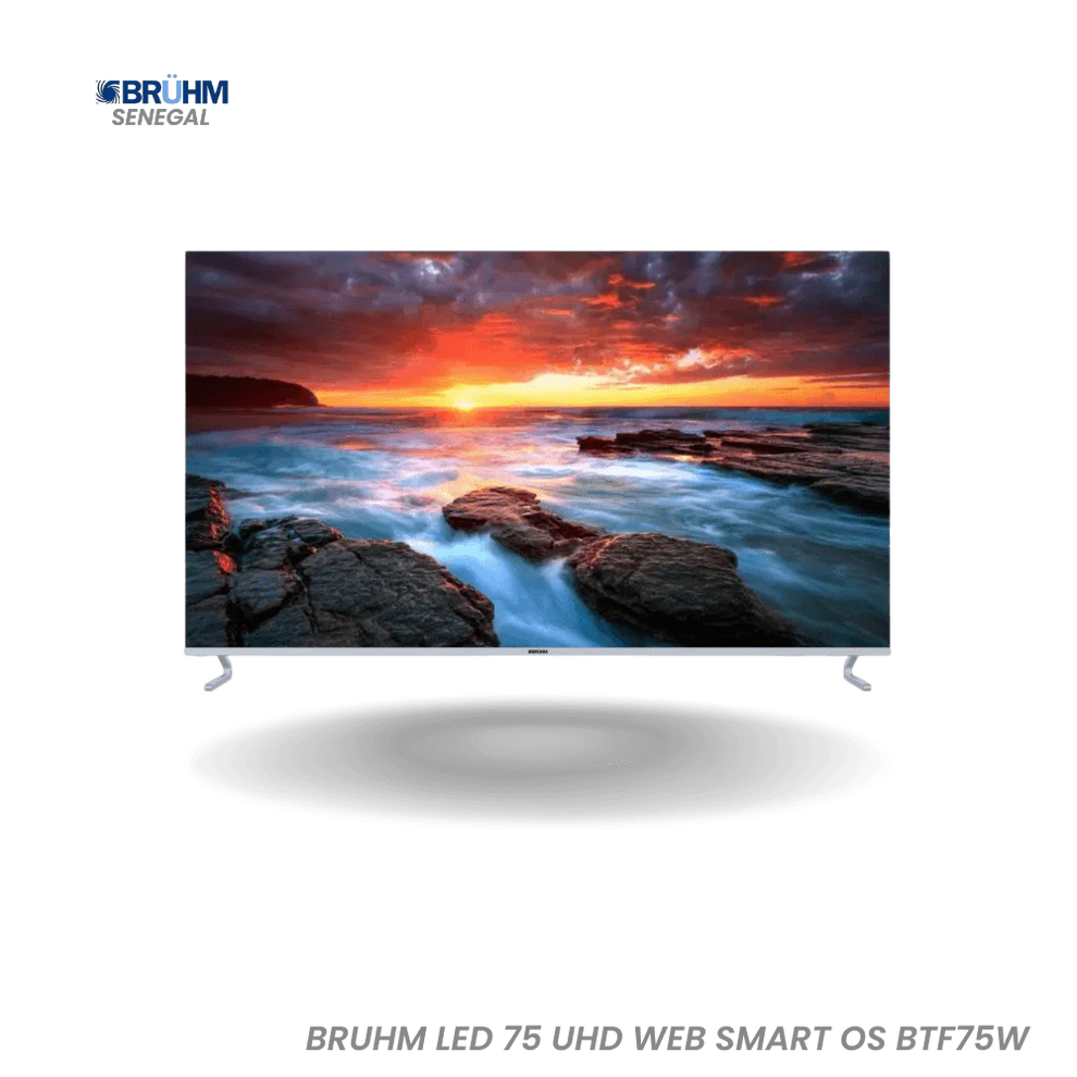 TELEVISEUR BRUHM 75'' SMART WEB LED OS BTF75W