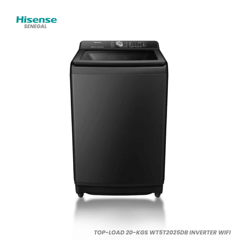 MACHINE A LAVER HISENSE 20KG TOP LOAD INVERTER WT5T2025DB