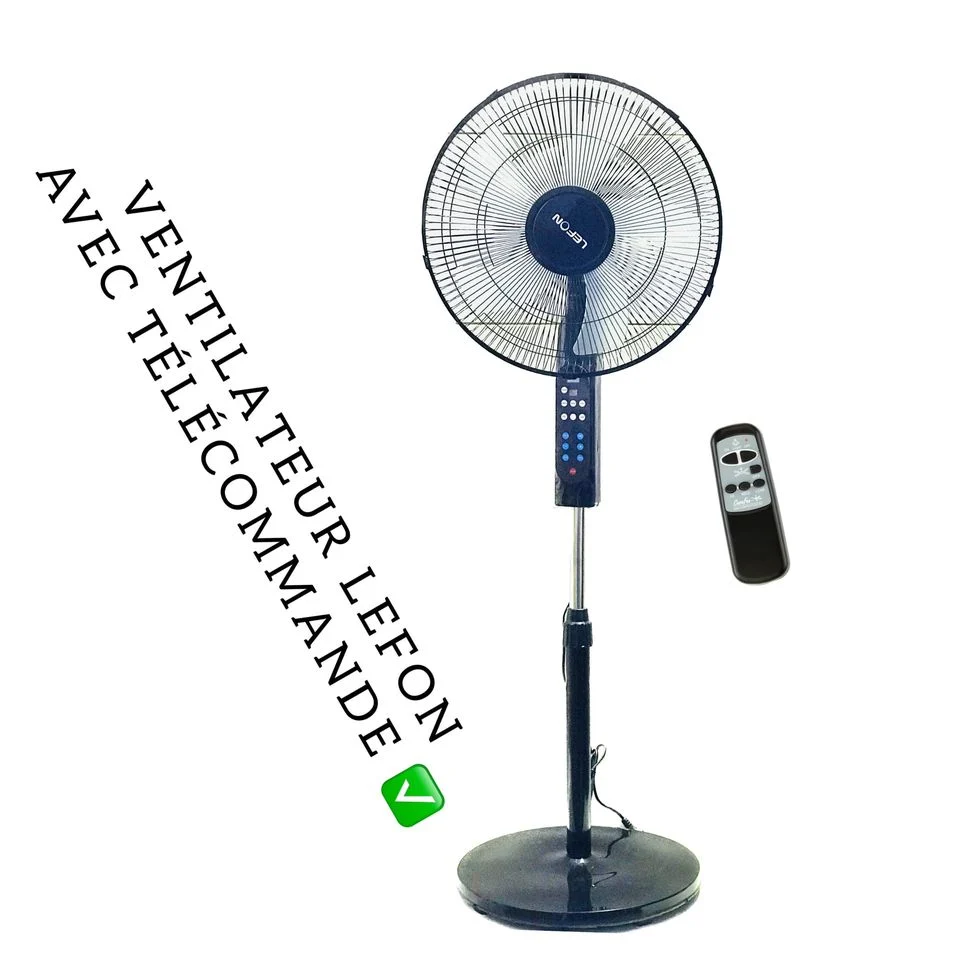 VENTILATEUR LEFON SUR PIED AVEC COMMANDE FS401659