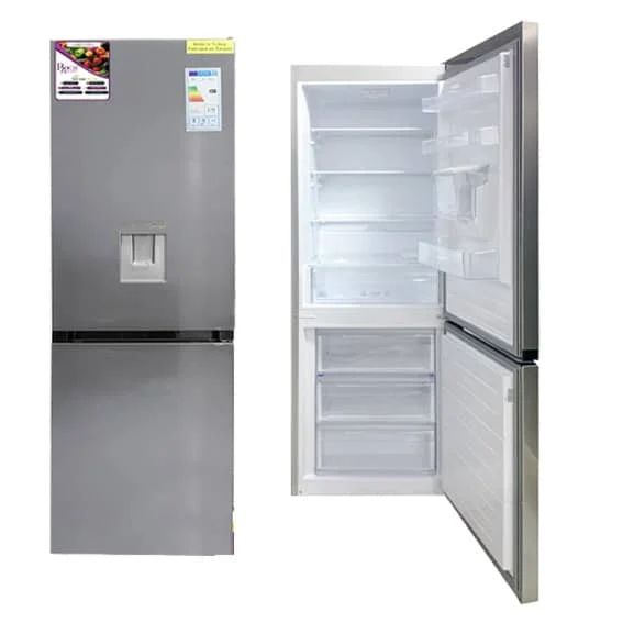 REFRIGERATEUR COMBINE ROCH 3TIROIRS 360LITRES AVEC FONTAINE GRIS 360BDB