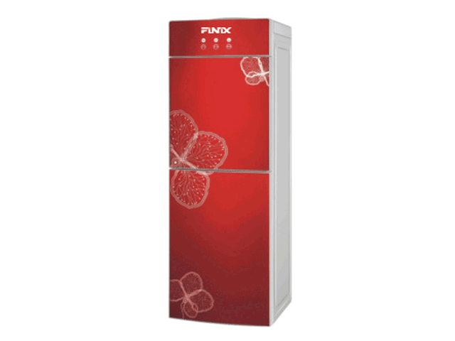 FONTAINE FINIX AVEC FRIGO ROUGE GRIS HD1435D