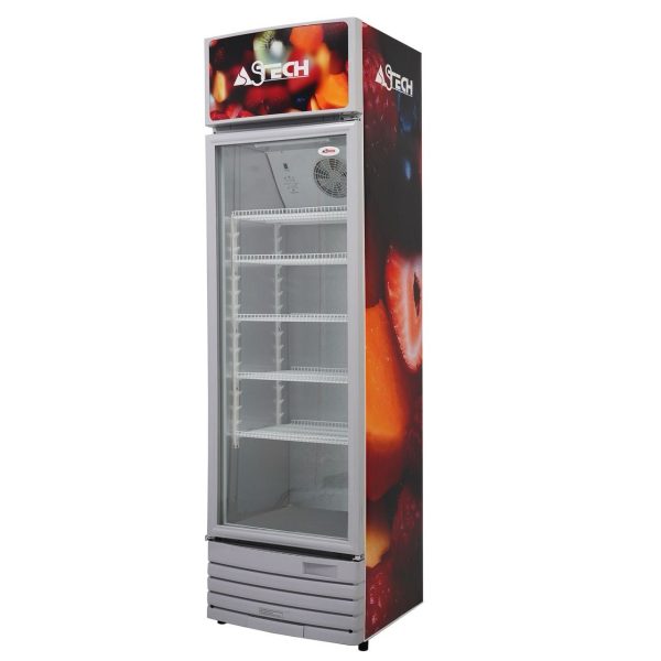 REFRIGERATEUR ASTECH VITRINE 1PORTE FV384AC