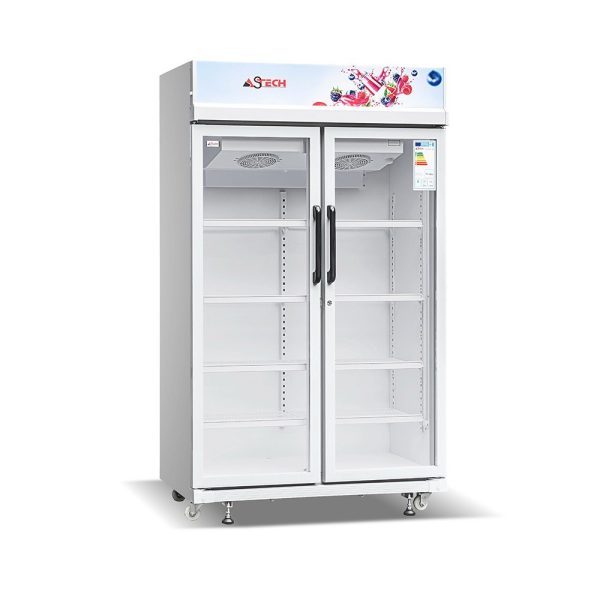 REFRIGERATEUR ASTECH VITRINE 2PORTES 740LITRES FV740DDGR
