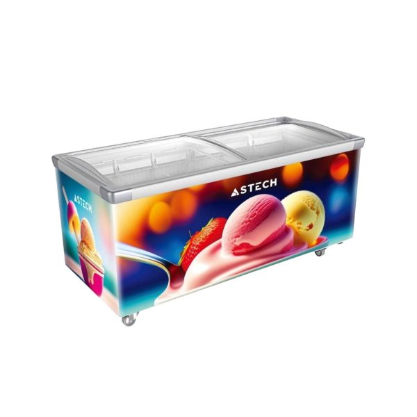 CONGELATEUR HORIZONTAL  ASTECH 761LITRES VITRINE  NOFROST FH850SCAA