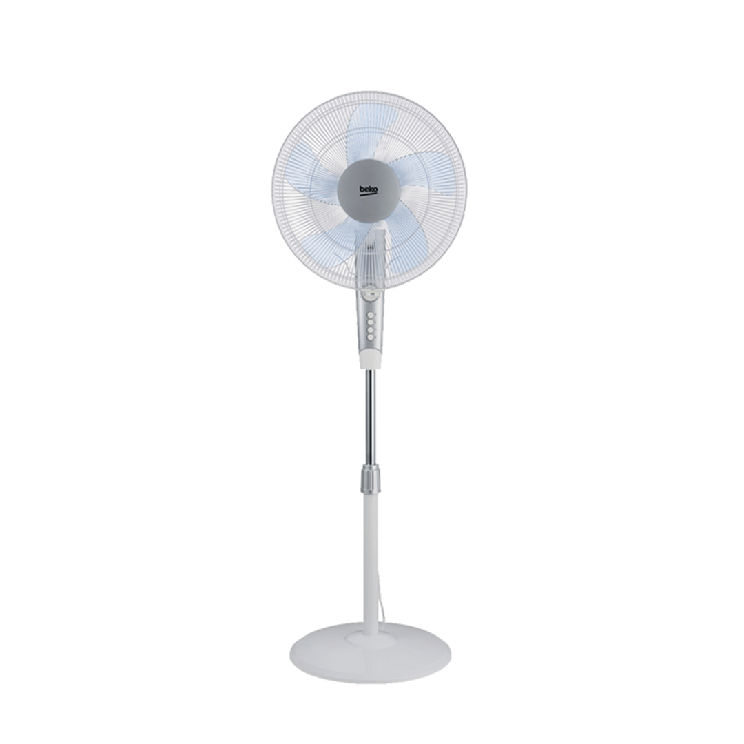 VENTILATEUR BEKO SUR PIED 40CM 5PALE 3NIVEAU DE VITESSE EFS5100W