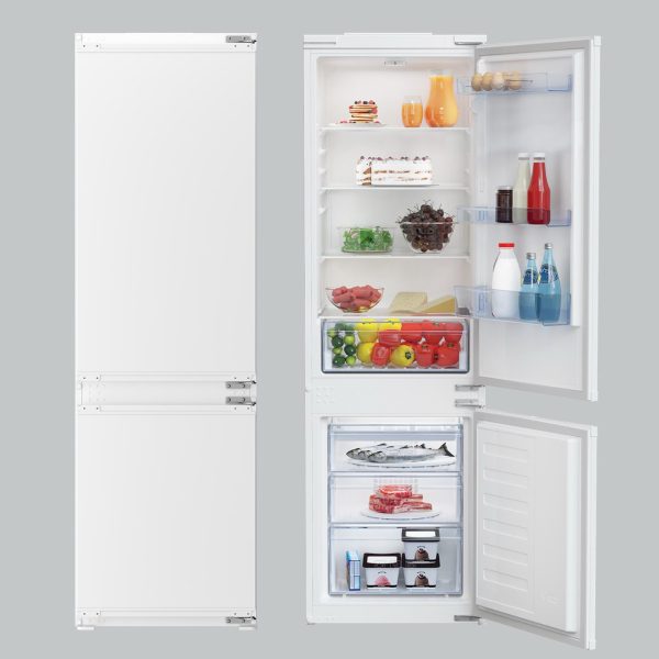 REFRIGERATEUR BEKO ENCASTRABLE COMBINE 3TIROIRS 285LITRES BLANC BCSA285K4SN