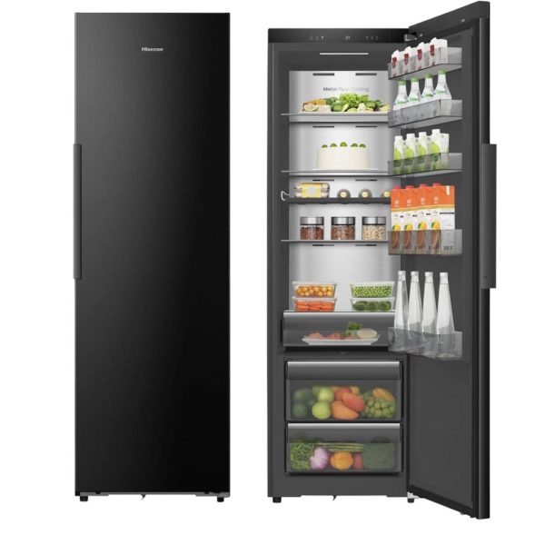 CONGELATEUR /REFRIGERATEUR HISENSE VERTICAL COMBINE 3TIROIRS NOFROST NOIR RL5K370GSFC