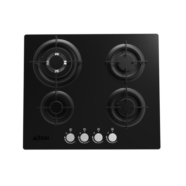 PLAQUE DE CUISSON ENCASTRABLE ASTECH 4FEUX 60X60 A GAZ PL68GAZ60NOMA