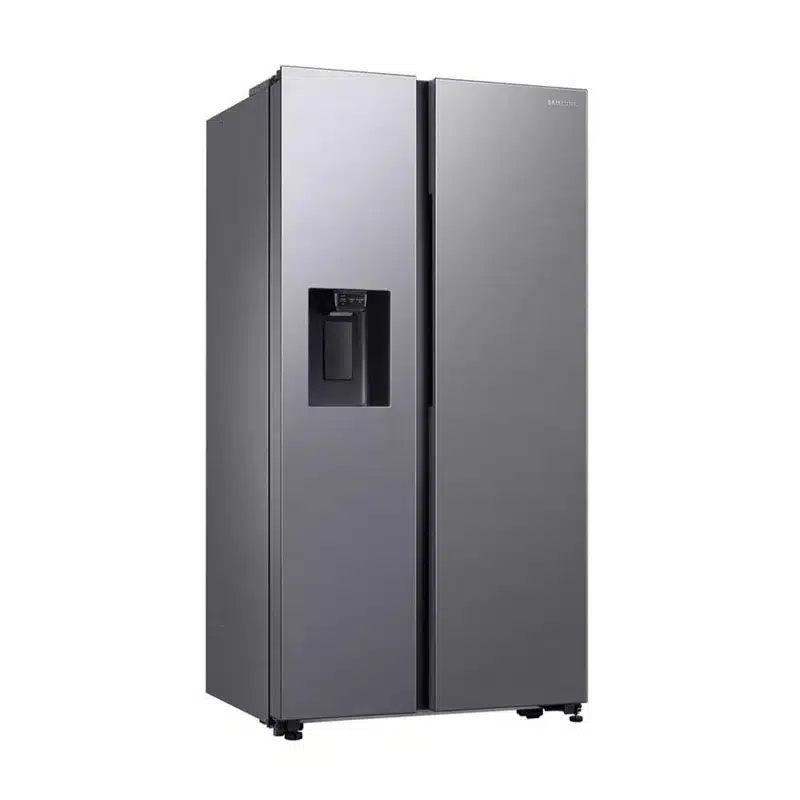 REFRIGERATEUR SAMSUNG SIDE BY SIDE 2 PORTES AVEC DIST EAU ET GLACON GRIS RS65DG