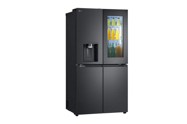 REFRIGERATEUR LG SIDE BY SIDE KNOCK KNOCK 4PORTES NOIR GC-X24FFCAB