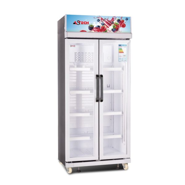 REFRIGERATEUR ASTECH 2PORTES VITRINE 590LITRES FV590V