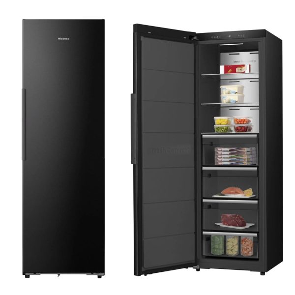 CONGELATEUR /REFRIGERATEUR HISENSE VERTICAL COMBINE 4TIROIRS NOFROST NOIR FT5K310GSFC
