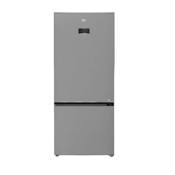 REFRIGERATEUR BEKO COMBINE 3TIROIRS 560LITRES NOFROST PREMIUM GRIS RCNE560