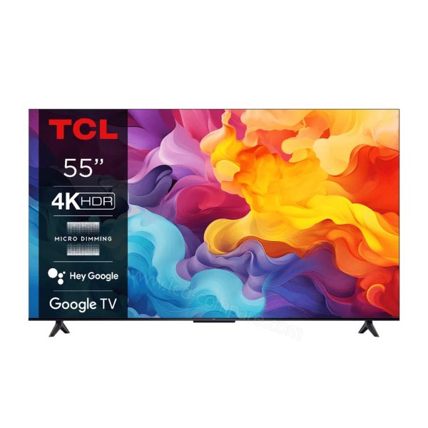 TELEVISEUR TCL 55'' SMART GOOGLE TV 4K UHD 55V6B